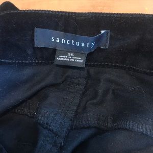 Toothpick Black Velvet Pants MINT!